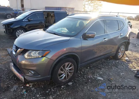 2015 Nissan Rogue Sl из США, поврежденный, VIN 5N1AT2MV5FC865448